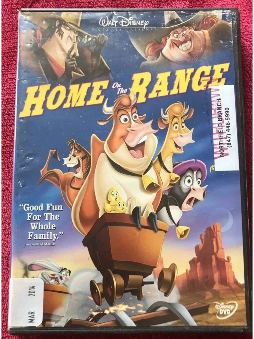 Home on the Range DVD 2004